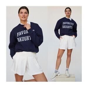 Anthropologie White Pleated Skort